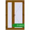 Ціноутворення Внутрішні двері 1300x2050 мм REHAU Т94/60 GOLDEN OAK з двох сторін. Ціна: ₴29,687.65