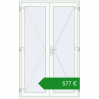 Ціноутворення Внутрішні двері 1400x2250 мм REHAU Т94/60 Білий (RAL 9016) з двох сторін. Ціна: €577.19