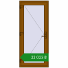 Ціноутворення Внутрішні двері 850x1950 мм REHAU Z74/60 GOLDEN OAK з двох сторін. Ціна: ₴22,022.95