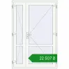 Ціноутворення Внутрішні двері 1370x2050 мм REHAU Т94/60 Білий (RAL 9016) з двох сторін. Ціна: ₴22,507.16