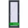 Ціноутворення Внутрішні двері 800x2050 мм REHAU Т94/60 ANTHRACITE_GREY_STRUKTURAL з двох сторін. Ціна: ₴15,842.07
