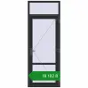 Ціноутворення Внутрішні двері 900x2400 мм Altest RAL 9017 Traffic black з двох сторін. Ціна: ₴18,181.80