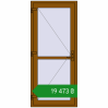 Ціноутворення Внутрішні двері 900x2050 мм REHAU Т94/60 GOLDEN OAK з двох сторін. Ціна: ₴19,472.59