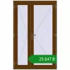 Ціноутворення Внутрішні двері 1300x2050 мм REHAU Т94/60 WALNUT з двох сторін. Ціна: ₴25,847.46