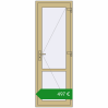Ціноутворення Внутрішні двері 750x2150 мм Altest RAL 1000 Green beige з двох сторін. Ціна: €497.21