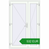 Ціноутворення Внутрішні двері 1300x2050 мм REHAU Т94/60 Білий (RAL 9016) з двох сторін. Ціна: €532.35