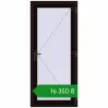 Ціноутворення Внутрішні двері 900x2020 мм REHAU Т94/60 BLACK_BROWN з двох сторін. Ціна: ₴16,350.48