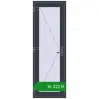 Ціноутворення Внутрішні двері 700x2050 мм REHAU Т94/60 ANTHRACITE_GREY_STRUKTURAL з двох сторін. Ціна: ₴16,322.43