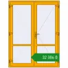 Ціноутворення Внутрішні двері 1600x2100 мм Altest RAL 1003 Signal yellow з двох сторін. Ціна: ₴32,386.08
