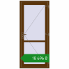 Ціноутворення Внутрішні двері 900x2050 мм REHAU Т94/60 WALNUT з двох сторін. Ціна: ₴18,695.83