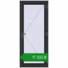 Ціноутворення Внутрішні двері 900x2100 мм REHAU Z74/60 ANTHRACITE_GREY_GLATT з двох сторін. Ціна: ₴17,333.43