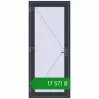 Ціноутворення Внутрішні двері 900x2100 мм REHAU Т94/60 ANTHRACITE_GREY_STRUKTURAL з двох сторін. Ціна: ₴17,571.08