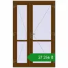 Ціноутворення Внутрішні двері 1300x2050 мм REHAU Т94/60 WALNUT з двох сторін. Ціна: ₴27,256.24