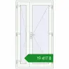 Ціноутворення Внутрішні двері 1100x2000 мм REHAU Т94/60 Білий (RAL 9016) з двох сторін. Ціна: ₴19,417.05