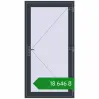 Ціноутворення Внутрішні двері 1050x2050 мм REHAU Т94/60 ANTHRACITE_GREY_STRUKTURAL з двох сторін. Ціна: ₴18,646.18