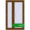 Ціноутворення Внутрішні двері 1300x2050 мм REHAU Т94/60 WALNUT з двох сторін. Ціна: €665.44