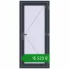 Ціноутворення Внутрішні двері 800x1800 мм REHAU Т94/60 ANTHRACITE_GREY_STRUKTURAL з двох сторін. Ціна: ₴15,520.08