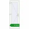 Ціноутворення Внутрішні двері 660x1900 мм REHAU Т94/60 Білий (RAL 9016) з двох сторін. Ціна: ₴12,103.14