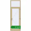 Ціноутворення Внутрішні двері 870x2600 мм Altest RAL 1000 Green beige з двох сторін. Ціна: ₴19,126.35