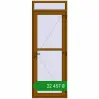 Ціноутворення Внутрішні двері 900x2500 мм REHAU Т94/60 GOLDEN OAK з двох сторін. Ціна: ₴22,457.29