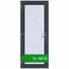 Ціноутворення Внутрішні двері 850x2050 мм REHAU Т94/60 ANTHRACITE_GREY_STRUKTURAL з двох сторін. Ціна: ₴16,157.69