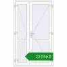 Ціноутворення Внутрішні двері 1310x2200 мм REHAU Т94/60 Білий (RAL 9016) з двох сторін. Ціна: ₴23,055.73