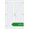 Ціноутворення Внутрішні двері 1300x2050 мм REHAU Т94/60 Білий (RAL 9016) з двох сторін. Ціна: €532.35