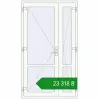 Ціноутворення Внутрішні двері 1200x2100 мм REHAU Т94/60 Білий (RAL 9016) з двох сторін. Ціна: ₴23,317.52