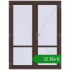 Ціноутворення Внутрішні двері 1600x2100 мм Altest RAL 8017 Chocolate brown з двох сторін. Ціна: ₴32,386.08