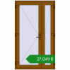 Ціноутворення Внутрішні двері 1200x2050 мм REHAU Т94/60 GOLDEN OAK з двох сторін. Ціна: ₴27,048.82