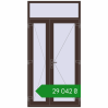 Ціноутворення Внутрішні двері 1200x2400 мм Altest RAL 8017 Chocolate brown з двох сторін. Ціна: ₴29,042.47