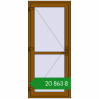 Ціноутворення Внутрішні двері 900x2050 мм REHAU Т94/60 GOLDEN OAK з двох сторін. Ціна: ₴20,863.48