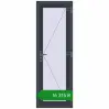 Ціноутворення Внутрішні двері 700x2050 мм REHAU Z74/60 ANTHRACITE_GREY_STRUKTURAL з двох сторін. Ціна: ₴16,315.24
