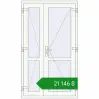 Ціноутворення Внутрішні двері 1100x1900 мм REHAU Z74/60 Білий (RAL 9016) з двох сторін. Ціна: ₴21,145.76