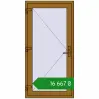 Ціноутворення Внутрішні двері 900x1800 мм REHAU Z74/60 LIGHT_OAK з двох сторін. Ціна: ₴16,666.75