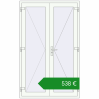 Ціноутворення Внутрішні двері 1290x2100 мм REHAU Т94/60 Білий (RAL 9016) з двох сторін. Ціна: €538.30