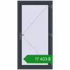 Ціноутворення Внутрішні двері 1050x2050 мм REHAU Т94/60 ANTHRACITE_GREY_STRUKTURAL з двох сторін. Ціна: ₴17,403.10