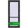 Ціноутворення Внутрішні двері 900x2100 мм Altest RAL 9017 Traffic black з двох сторін. Ціна: ₴16,591.39