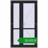 Ціноутворення Внутрішні двері 1250x2200 мм REHAU Т94/60 BLACK_ULTI-MATT з двох сторін. Ціна: ₴28,002.37