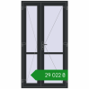 Ціноутворення Внутрішні двері 1200x2250 мм Altest RAL 9017 Traffic black з двох сторін. Ціна: ₴29,022.05