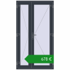 Ціноутворення Внутрішні двері 1200x2200 мм REHAU Т94/60 ANTHRACITE_GREY_STRUKTURAL з двох сторін. Ціна: €677.74