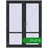 Ціноутворення Внутрішні двері 1550x2050 мм Altest RAL 9017 Traffic black з двох сторін. Ціна: ₴29,627.45