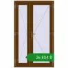 Ціноутворення Внутрішні двері 1200x2010 мм REHAU Z74/60 WALNUT з двох сторін. Ціна: ₴26,804.04