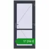 Ціноутворення Внутрішні двері 920x2050 мм REHAU Т94/60 ANTHRACITE_GREY_STRUKTURAL з двох сторін. Ціна: ₴17,593.50