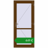 Ціноутворення Внутрішні двері 900x2050 мм REHAU Т94/60 WALNUT з двох сторін. Ціна: €449.23