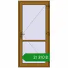 Ціноутворення Внутрішні двері 1000x2100 мм REHAU Z74/60 LIGHT_OAK з двох сторін. Ціна: ₴21,309.93