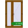 Ціноутворення Внутрішні двері 1300x2050 мм REHAU Т94/60 GOLDEN OAK з двох сторін. Ціна: ₴27,708.47