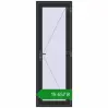 Ціноутворення Внутрішні двері 750x2200 мм Altest RAL 9017 Traffic black з двох сторін. Ціна: ₴15,656.55