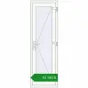 Ціноутворення Internal doors 600x1900 mm Altest RAL 9016 Traffic white two-sided. Ціна: ₴10,145.16