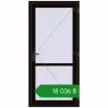 Ціноутворення Внутрішні двері 980x2050 мм REHAU Т94/60 BLACK_BROWN з двох сторін. Ціна: ₴18,035.54
